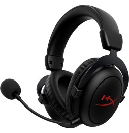 HyperX Cloud Core Noir - Casque sans fil stucture aluminium, son spatial