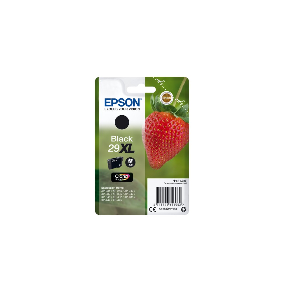 EPSON Cartouche Fraise 29XL Encre Claria Home Noir 11,3ml