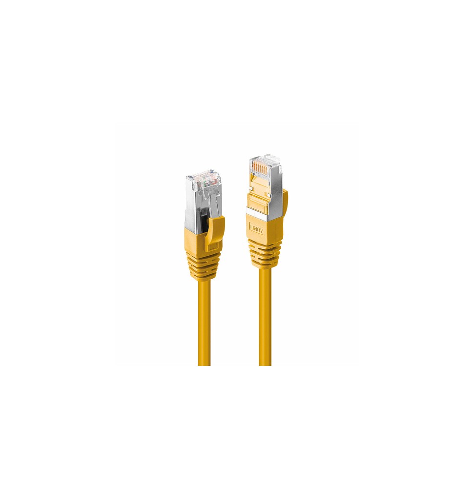 Cable reseau Jaune Cat 6A S/FTP LSZH 10m