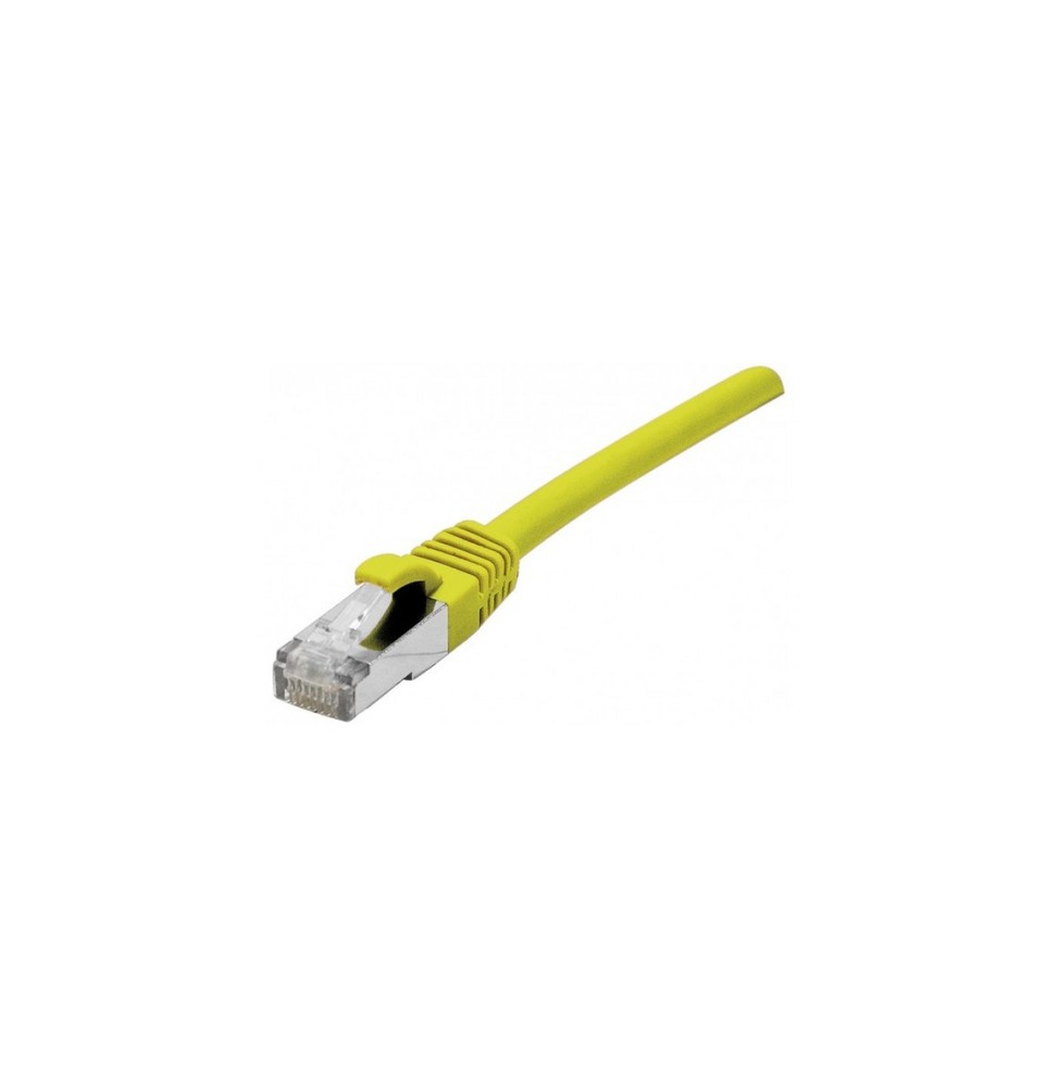Cable RJ45 F/UTP cat 6 LSOH Snagless jaune - 2m