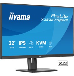 Ecran IIYAMA 32 Noir IPS 2560x1440 16:9 1ms 350 cd/m   100Hz HDMI DP USB-C 4xUS