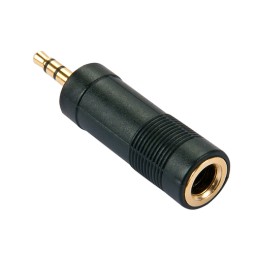 Adaptateur audio Jack stéréo 3,5mm M / 6,3mm F