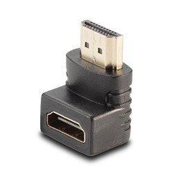 Adaptateur HDMI femelle vers HDMI m le coudé à 90 dégrés vers le bas