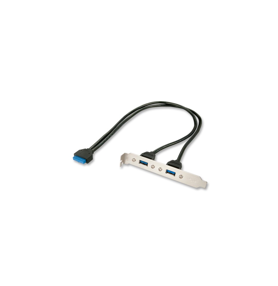 Adaptateur slot USB 3.0, 2 x USB 3.0 prises Type A