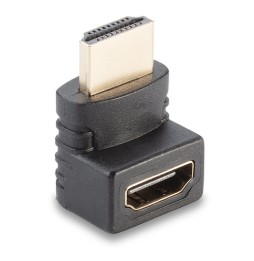 Adaptateur HDMI femelle vers HDMI m le coudé à 90 dégrés vers le haut