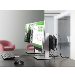 HP-C Clavier HP professionnel ultra-plat avec SmartCard - Noir