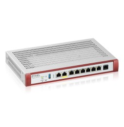 USG FLEX100 H - Firewall 7 Gigabit user-definable ports, 1*1G PoE+, 1*USB  (device only)