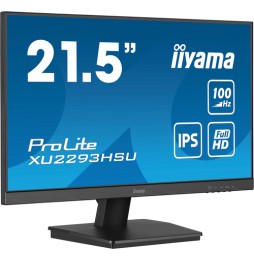 Ecran IIYAMA 21.5 Noir IPS 16:9 1ms Ultra mince 1920x1080 100Hz 300 cd/m  1xHDM